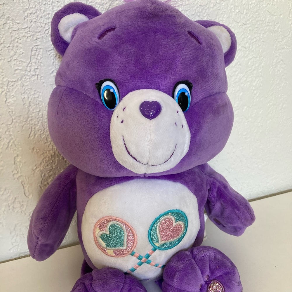 Care Bears Share Bear Sing Along Friends  - Purple Plush Electronic